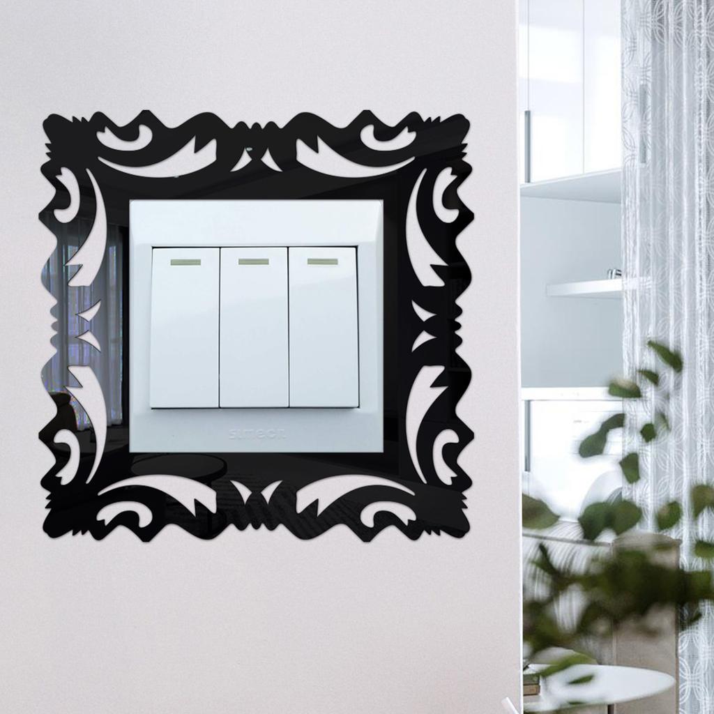 Sticker Home Decor Wall Mirror Photo Frames For Shop