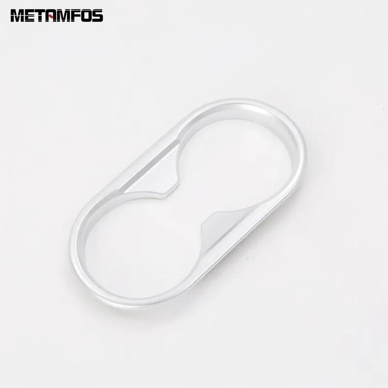 For Mazda CX-8 CX8 2017- 2024 Carbon Fiber Front Rear Water Cup Holder Panel Cover Trim Interior Accessories Car Styling