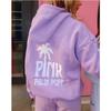 Women's Turn Down Collar Long Sleeve Regular Fit Hoodie Casual Pullover Sweatshirt