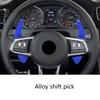 1 Par Extensão de Paddle Shifter do Volante Liga de Alumínio Acessórios Automotivos Leve Usado para Automóveis- 4 cores