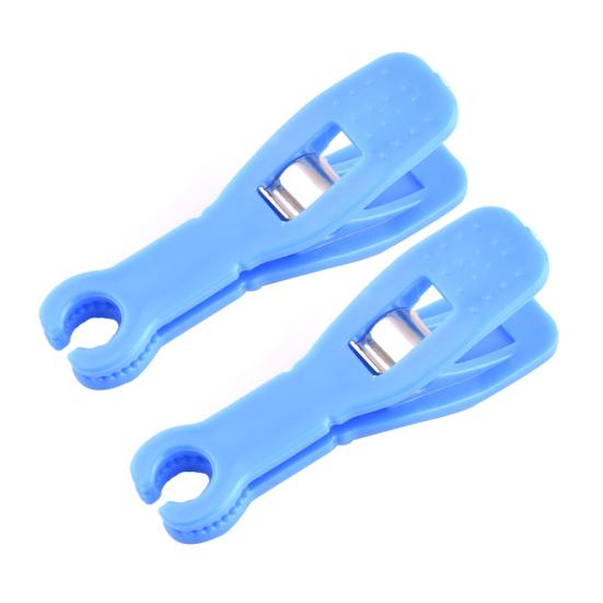2Pcs Acrylic Opening Pliers Disposable Ear Puncture Tweezers Body Piercing Tool