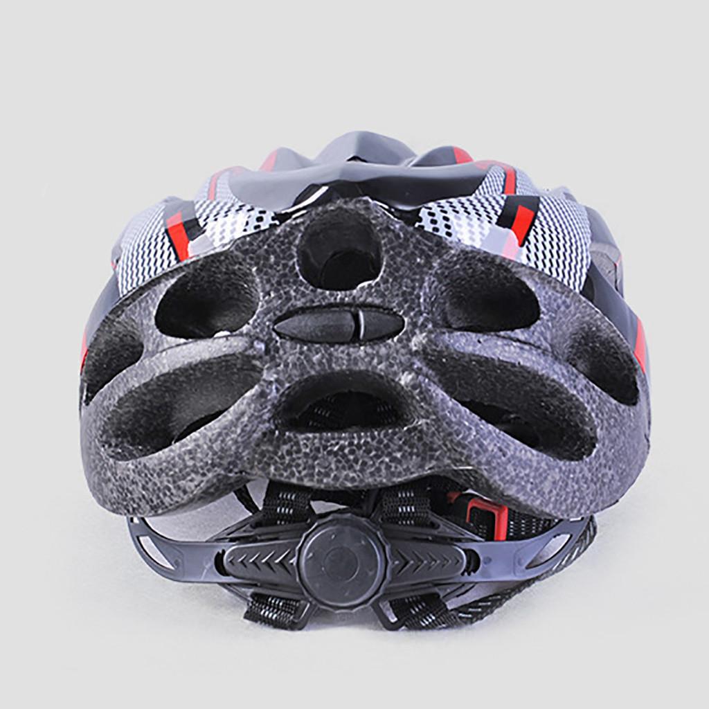 Cycling Helmet Comfort Lining Lightweight Fiber Texture Helmet Adult Mountain Bike Cycling Equipment