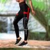 Yoga-Outfit mit Elder-Print für Damen, modische 3D-gedruckte Workout-Leggings, Fitness, Sport, hohe Taille, lässige Yoga-Hose
