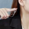Cercei clasici rotunzi din argint sterling S925 - Cercei eleganti, simpli și contemporani pentru femei