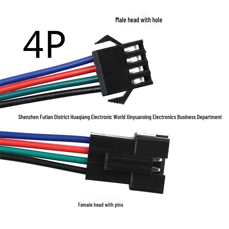 SM Plug-in Wire 2P-6P Male-Female 2.54mm Terminal LED Connection for Aircraft Mating