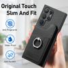 Wallet Double Button Magnet Leather RFID Card Case for Samsung Galaxy S26 Ultra S25 S24 S23 S22 S21 Plus S 26 Edge 25 FE 24 Etui