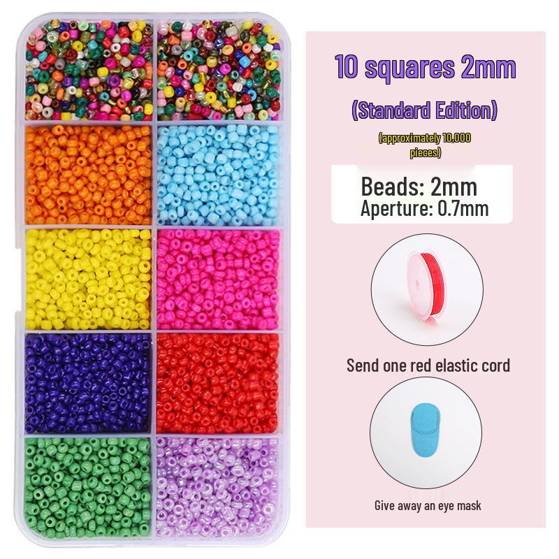 

Набор для тренировки амблиопии «Сделай сам» для нанизывания бисера: Бусины 2мм-4мм для детских поделок