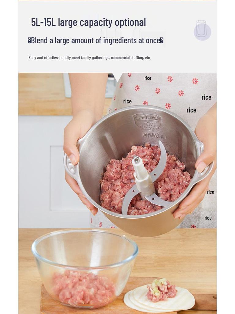 High-Power Multi-Function Meat Grinder and Food Processor