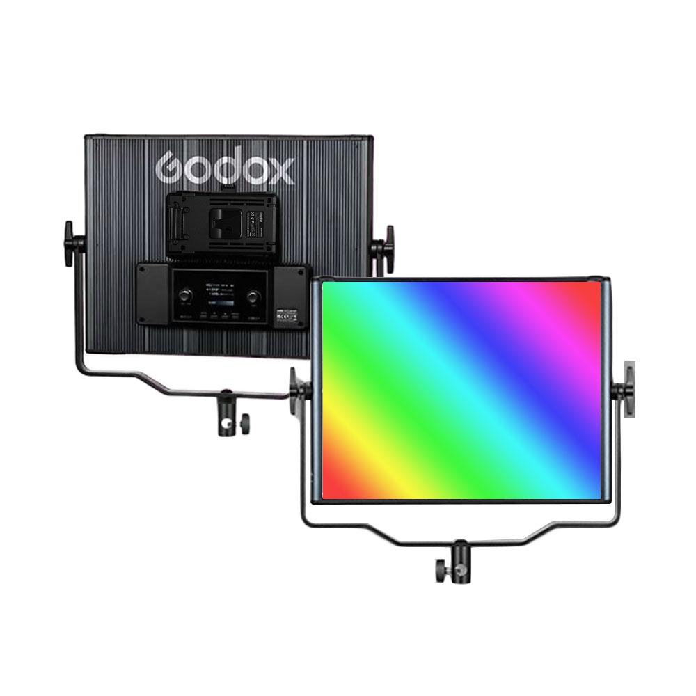 

GODOX LDX100R 118 Вт Двухцветный светодиодный светильник для фотосъемки RGB-световая панель для видеосъемки 14 специальных световых эффектов EU Plug чёрный