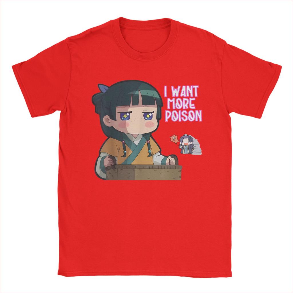 Les Carnets de l'Apothicaire Mao Mao T-Shirt pour Homme Mignon Fille Anime Drôle Humour T-Shirt en Coton Manches Courtes T-Shirts Idée Cadeau Hauts