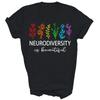 Neurodiversität ist wunderschön Autismus-Bewusstsein Unisex-Shirt Geschenk