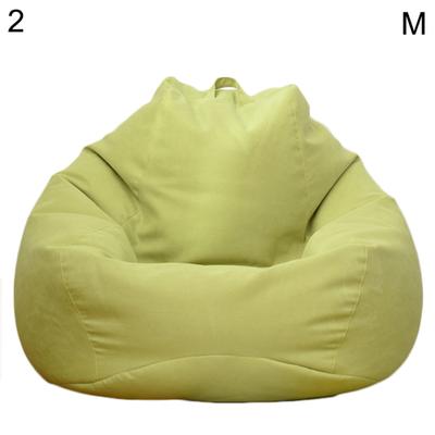 Jednobarevná látka Líné lehátko Bean Bag Pytel Židle Pohovka Prachový kryt Dekorace