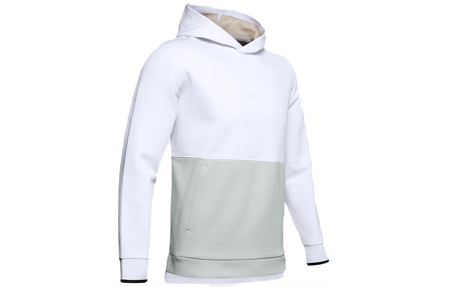 Under Armour RECOVER Sweatshirts Men s White Hooded Moderate Regular 1344145-100 XL