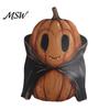 Three-dimensional Layered Painting Ornaments Halloween Wooden Ornaments, Distressed Pumpkin/Cat Decorations, Desktop & Wall Durable Wood Tabletop Art