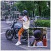 Retro Summer Lightweight Half Helmet with Inner Lens for Men and Women