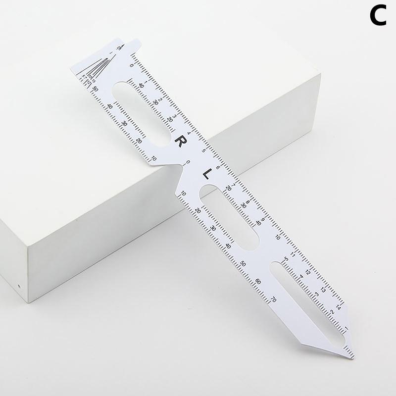 Pd Optometric Ruler Measure Pupil Distance Eye Ophthalmic Tool Eye Occluder For Vision Test Eye Care Soft Straight Ruler