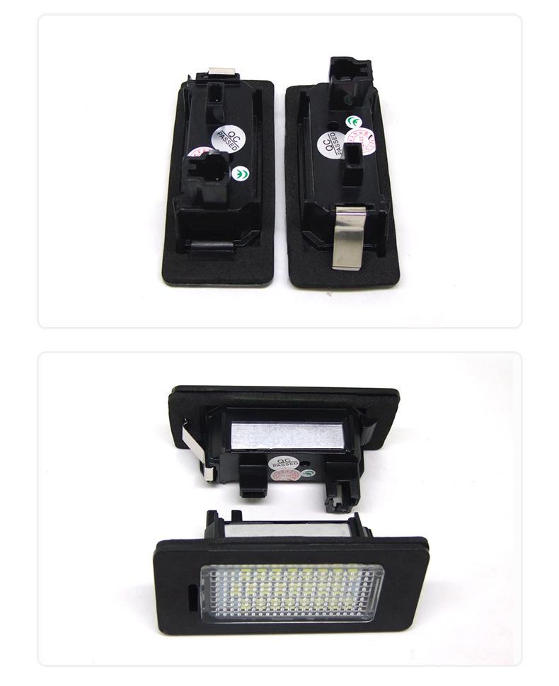 Éclairage de plaque d'immatriculation LED Volkswagen pour Golf 6, Jetta, Passat, Sharan, Touran, Touareg