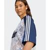 adidas Originály Krajka 3 Pohodlný Stylový Krátký Rukáv Fotbalový Dres Dámské topy Bílá Tmavě Indigo KD2275