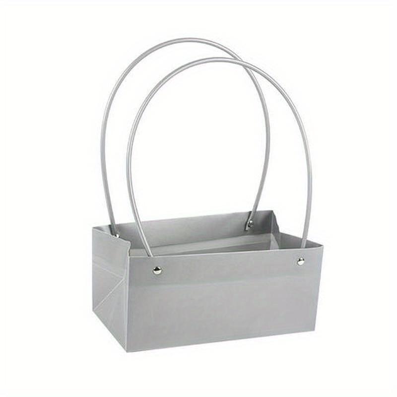 1PCS Flower Paper Boxes Bucket Florist Gift 22x11x10cm Home Decoration Party Birthday Decor Supplies Paper Bags for Gifts