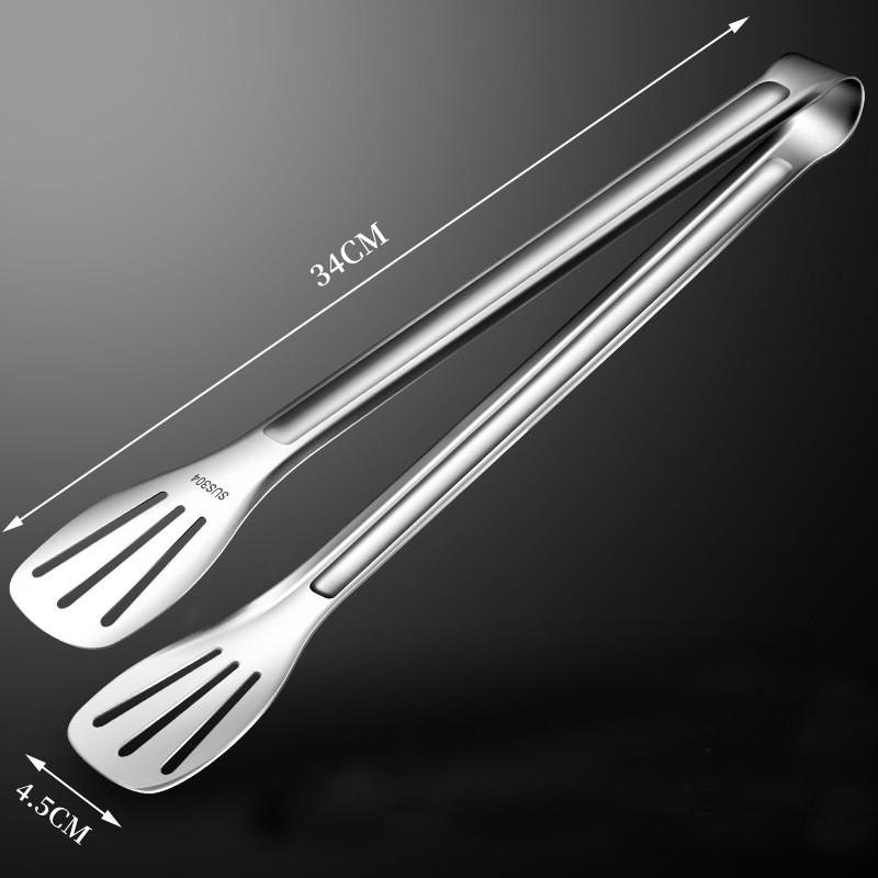 9/12/14 In 304 Stainless Steel Food Clip Steak Bread BBQ Meat Salad Fruit Picnic Party High Quality Kitchen Baking Cooking Tools