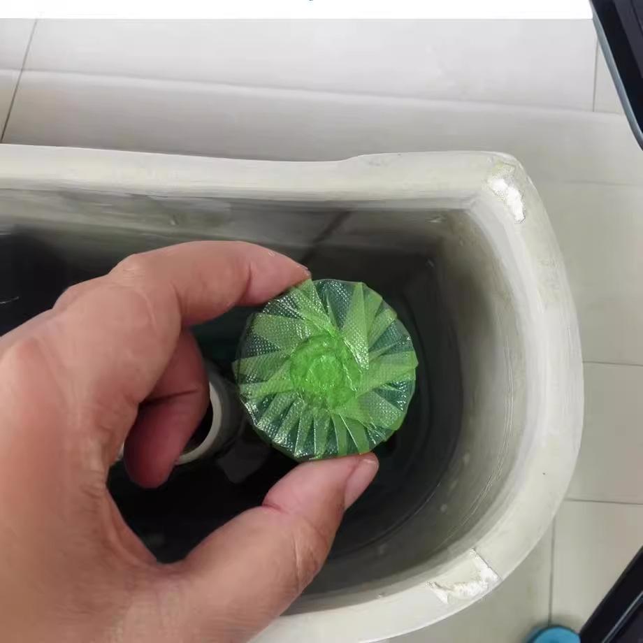 Blue Bubble Toilet Bowl Cleaner & Deodorizer - Scented Urine Scale Remover Block