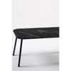 Coffee Table Kr Metal Leg Black Marble Pattern