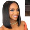 Fashion Center Parting Bobo Short Women Party Daily Straight Cosplay Hair Wig Hairpiece