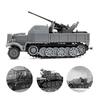1:72 4D Plastic Puzzle Assemble SD.KFZ.7/2 panzer Tank Model World War II Model Assembling Military Playthings Designed For Children Gifts