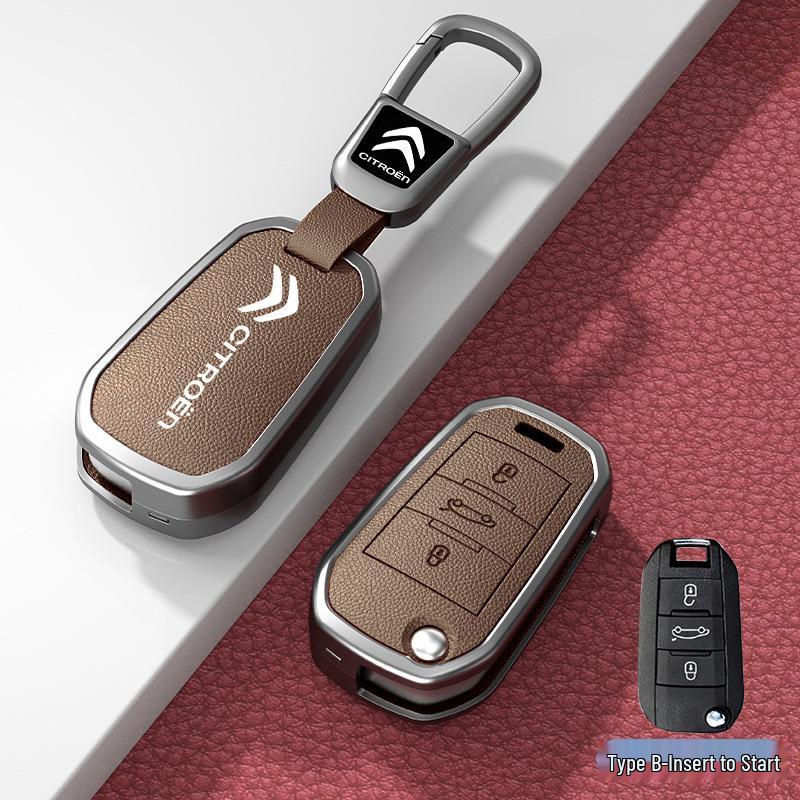 Car Key Cover & Buckle for Citroen C3XR, C4L, Tianyi, C5, C4 Sega, Elysee, C6 Models