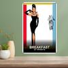 Breakfast At Tiffanyaposs Metal Movie Poster Sign
