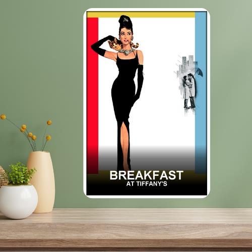 

Breakfast at Tiffanyaposs Metal Movie Poster Sign 20x30cm（7.8x11.8inch）