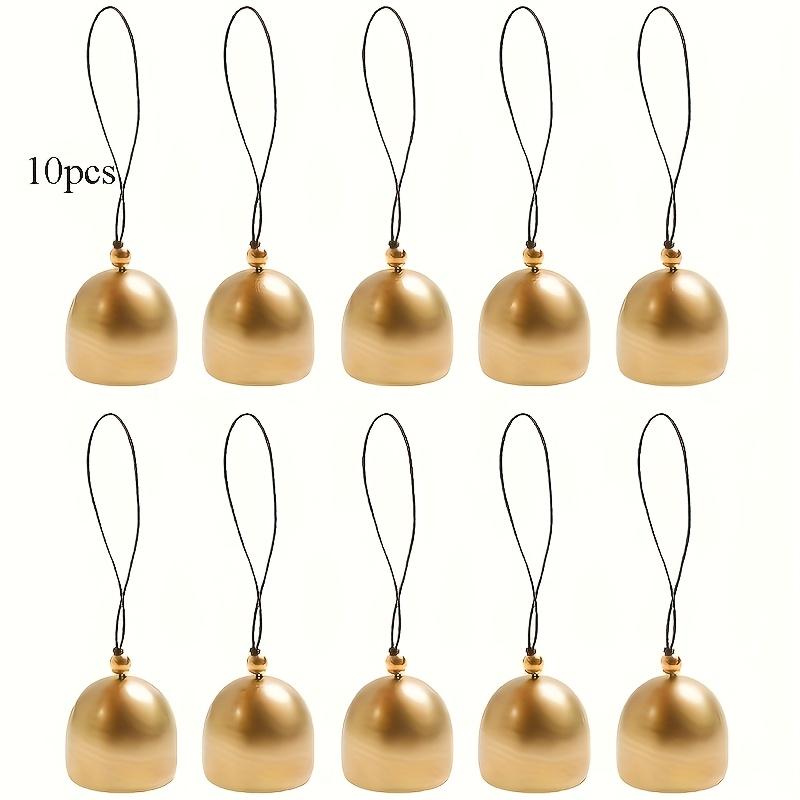 

10pcs Vintage Metal Craft Bells, Suitable for Wind Chimes, Dog and Cat Training Christmas Decorations Outdoor Hanging Ornaments