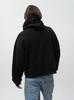 Jigga Wear Pure Men's Oversized Hoodie Plain Black XL