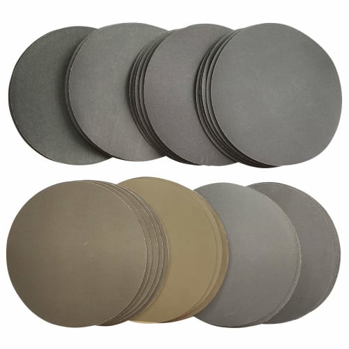 

Aewio 40 Sheets 125mm Waterproof Sandpaper, #400 - #3000, Round, for Sanding, Mirror Polishing, 400, 600, 800, 1000, 1200, 1500, 2000, 3000, 5 Sheets
