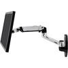 ERGOTRON LX Monitor Arm Wall Mount, Silver, Supports Up To 34 Inches (3.2-11.3 Kg), VESA Compatible, Product Number 45-243-026