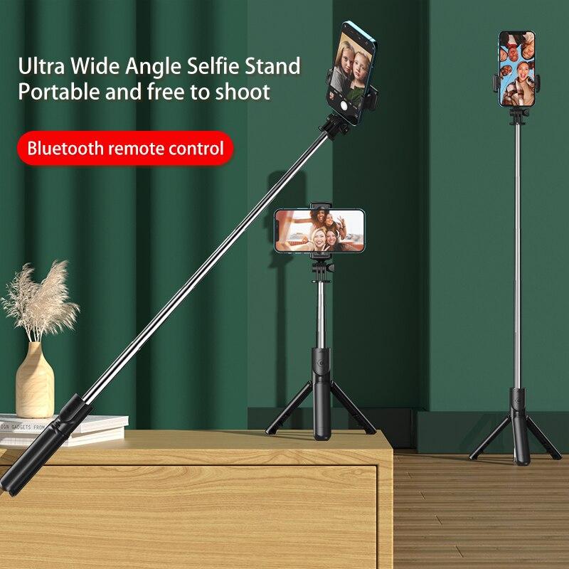 Bluetooth Wireless Selfie Stick Mini Tripod Extendable Monopod Remote Shutter For Samsung Phone Holder