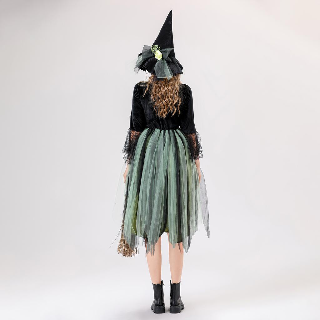 The Wizard of Oz Vintage Witch Mesh Dress Costumes, Halloween Costumes
