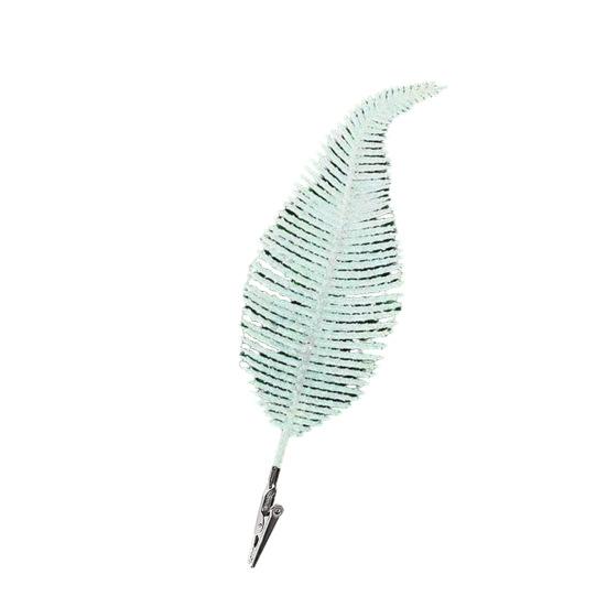 1/6Pcs Simulation Colorful Plastic Feather with Clip Christmas Tree Decorations Party Scene Layout Props Fake Feather Ornament for Christmas Tree