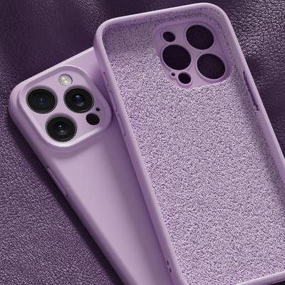 Всередині фланелевого рідкого силіконового тонкого чохла для iPhone 16E 16 Pro Max 15 Pro 14 13 12 11 Захист об'єктива Ударостійкий матовий м'який чохол для телефону