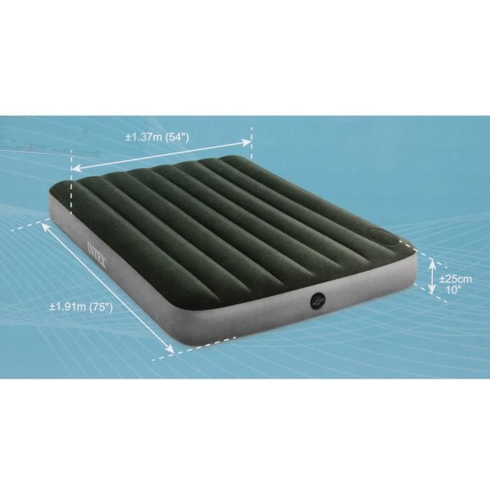 Airbed with Built-in Inflator - Intex