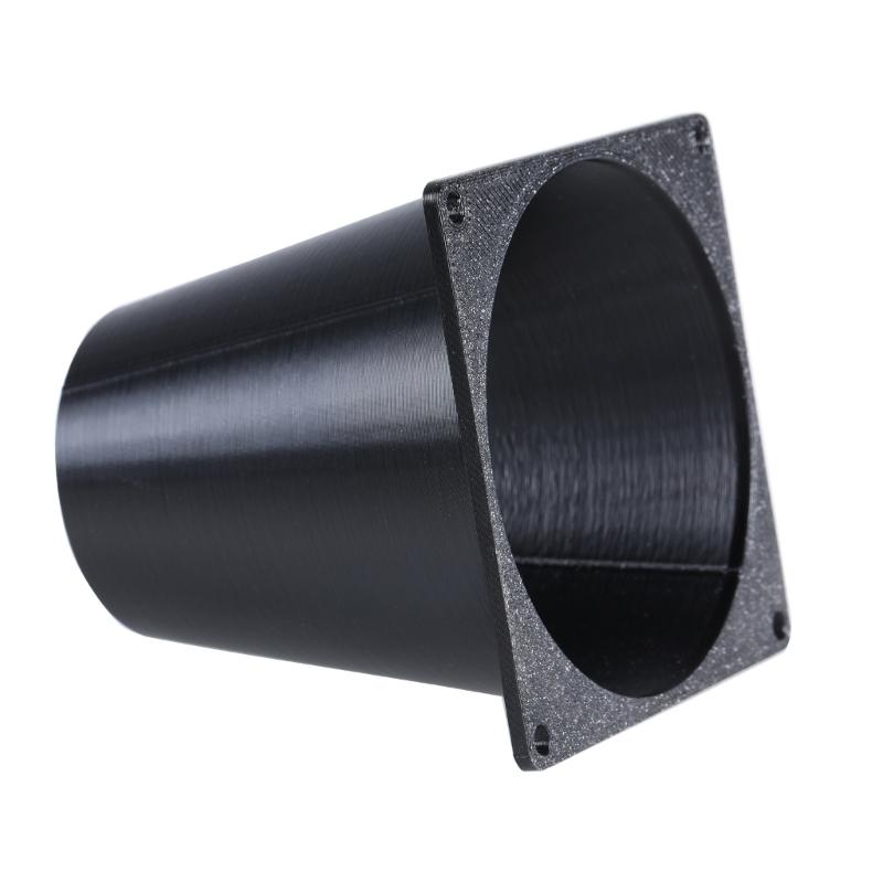 

8x8cm Fan to Duct Adapter, 45mm Circular Nozzle for Efficient Airflow, Plastic Vent Connectors for Exhaust and Cooling Fans