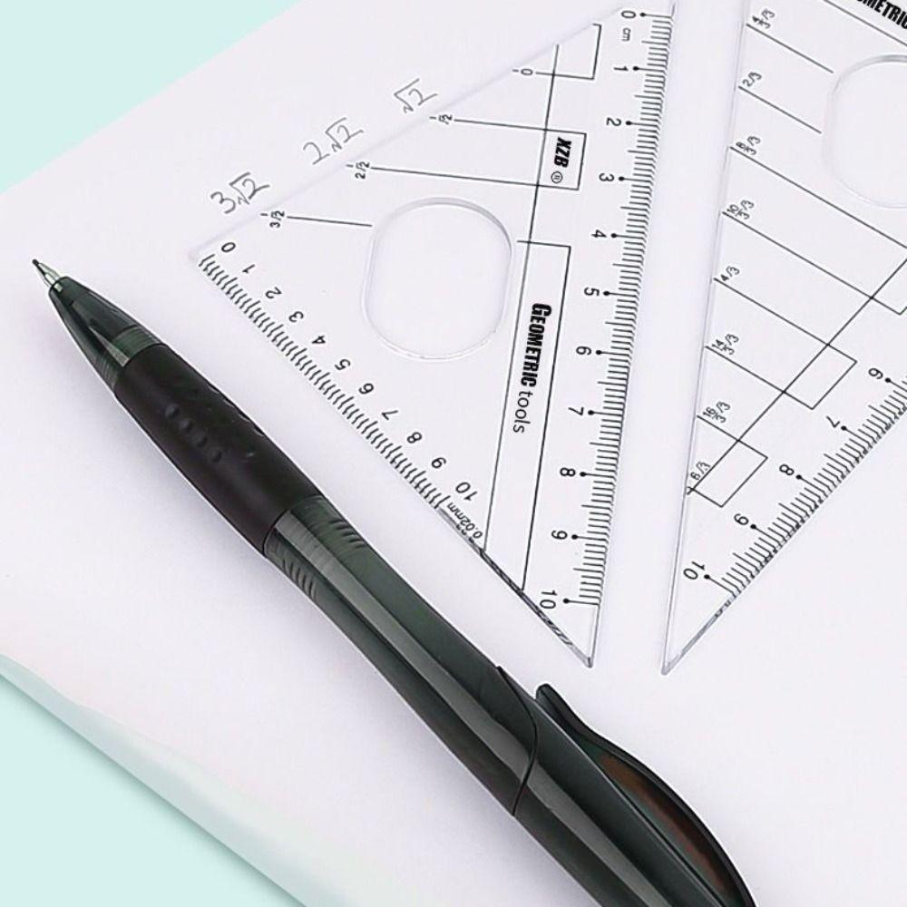 8Pcs/Set Multifunctional Drawing Compass Ruler Kit Precise Geometry Compass Set Back To School