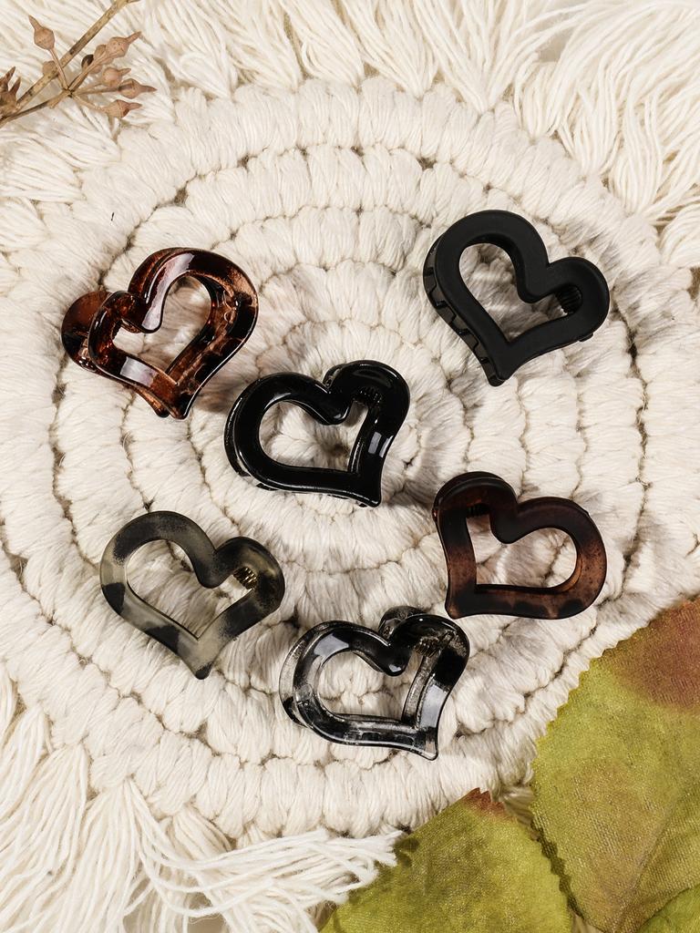 Mini Blumen Haarspangen Set für Frauen - Knickfreie Styling Krallenspangen für Pony und kleine Haarstylings