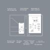 VSON WP9623 Intelligentes Schreibtablett Notizbuch mit 8192-Druckstufen Kugelschreiber 150 Seiten Offline-Speicher Schutzhülle
