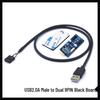 Adaptador DuPont USB 1 a 2 para Placa Base, Interfaz USB 2.0 de 9 Pines a Doble 9 Pines, En Stock