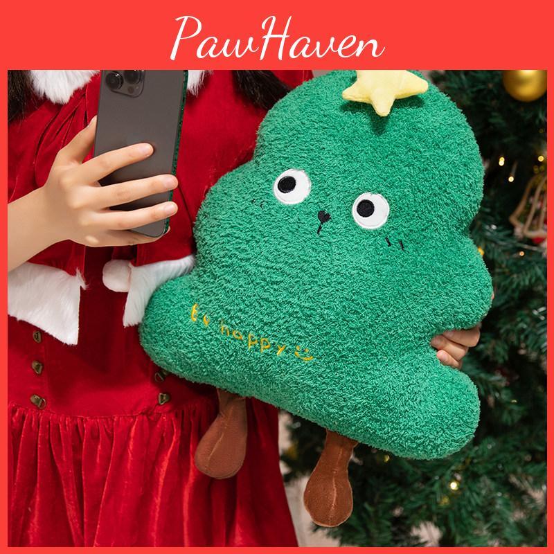 Christmas Cartoon Tree Gingerbread Man Plush Toy Girl Sofa Gift Decoration