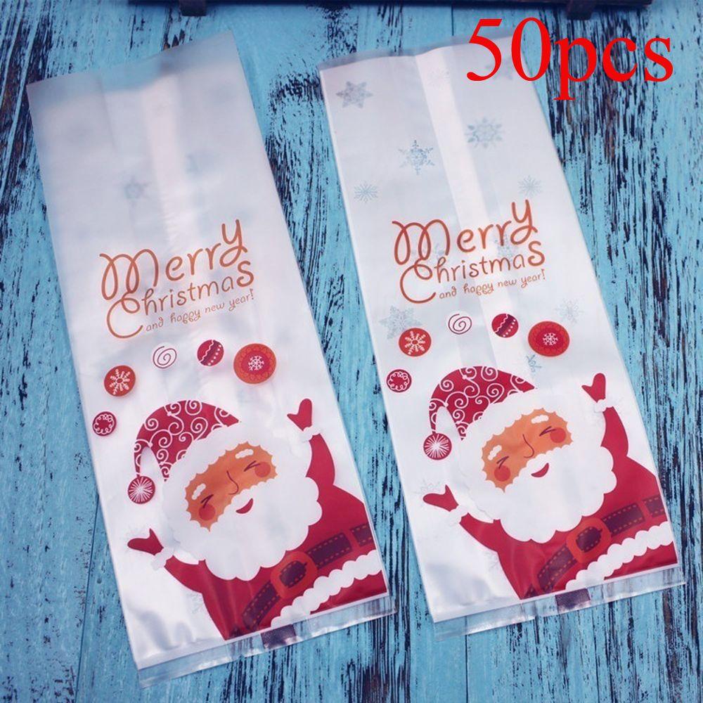

Food Cartoon Snack Home & Kitchen Merry Christmas Candy Pockets Baking Packaging Bags Cookies Bag