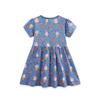 Summer New Arrival Girls' Short-Sleeved Dress Fashion Print Children's Princess Dress