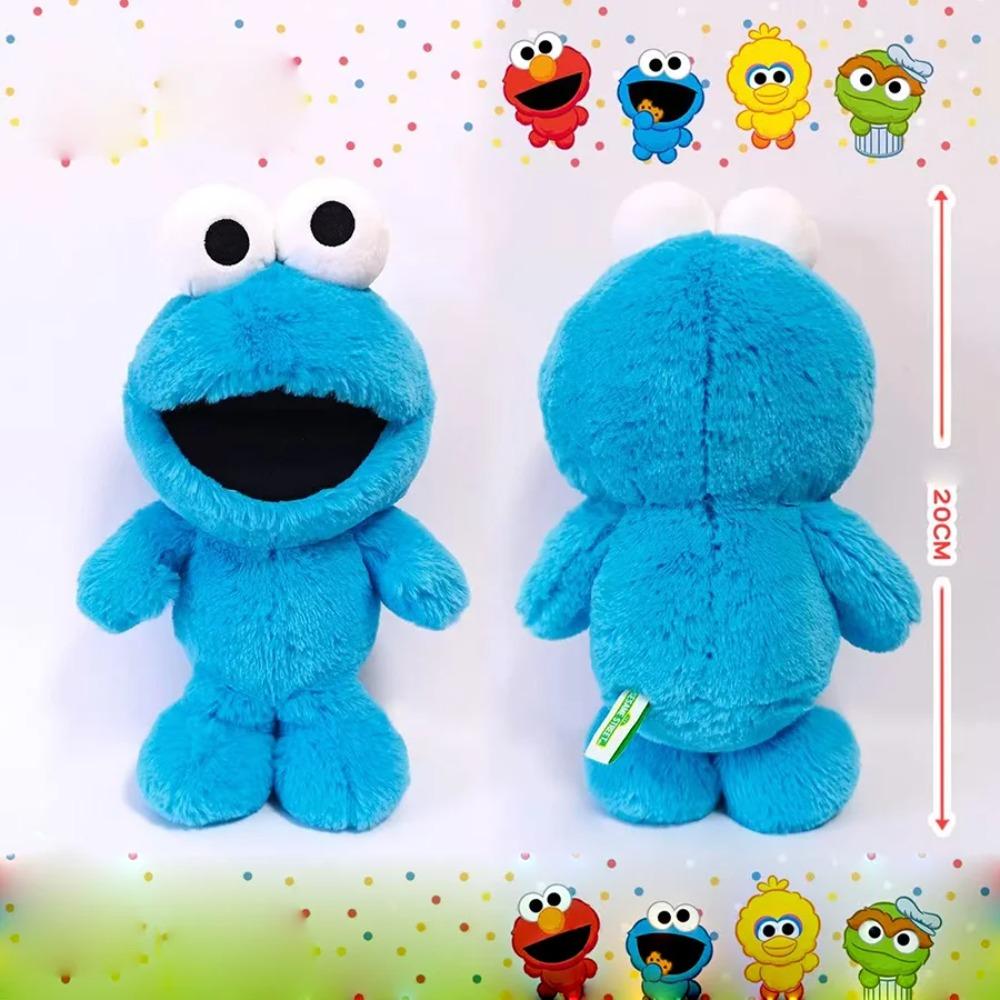 Classic Sesame Street 20cm Stuffed Doll Kids Plush Toy Big Bird Elmo Cookie Monster Official Licensed Plush Doll Soft Gift