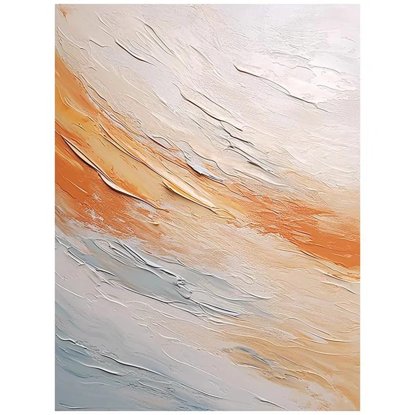 Large Size Contemporary Abstract Picture Golden Foil Canvas Paintings On Canvas Bedroom Framelessation Unframed